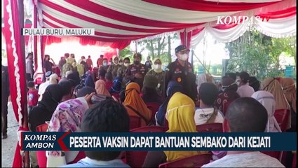 Peserta Vaksin Dapat Bantuan Sembako Dari Kejati