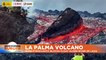 River of lava flows from La Palma volcano over a month after it began erupting