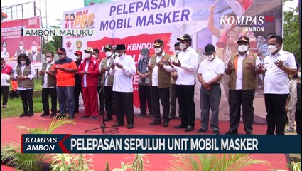 BNPB Lepas Sepuluh Unit Mobil Masker