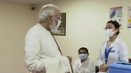 Here's who PM Modi interacted with during his visit to RML Hospital and what they said