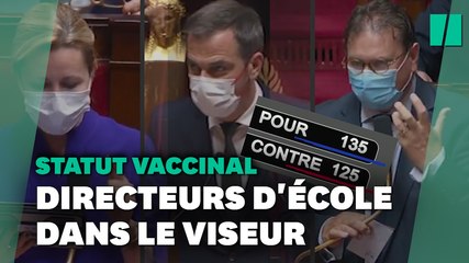 Le statut vaccinal des élèves accessible aux directeurs, "une mesure grave" pour l'opposition
