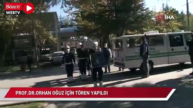 Hocaların hocası Prof. Dr. Orhan Oğuz için tören yapıldı