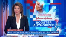 FDA authorizes Moderna and Johnson & Johnson vaccine boosters