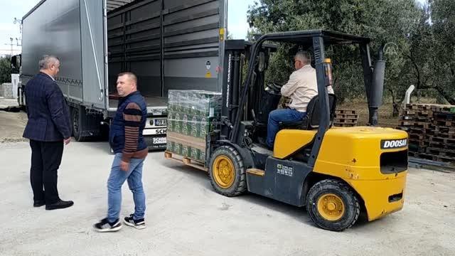 ÇANAKKALE - Coğrafi işaret tescilli Geyikli zeytinyağı nın İngiltere'ye ihracatı başladı