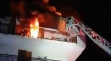 Caserta, incendio al terzo piano di un palazzo: salvata una donna  (21.10.21)
