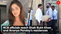 NCB officials reach Shah Rukh Khan and Ananya Panday’s residences