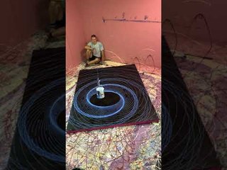 Artist Uses Gravity to Generate Eye-Catching Art