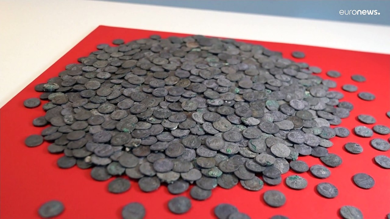 15 kilogrammnyi római kori ezüstérmét találtak Németországban