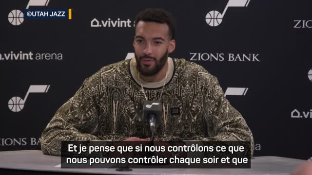 Utah Jazz - Gobert : Nous allons gagner beaucoup de matches