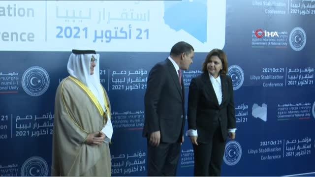 Libya'da seçim öncesi İstikrara Destek Konferansı Libya Başbakanı Dibeybe: Seçimler zamanında gerçekleştirilecek ve seçimlere saygı duyulması...