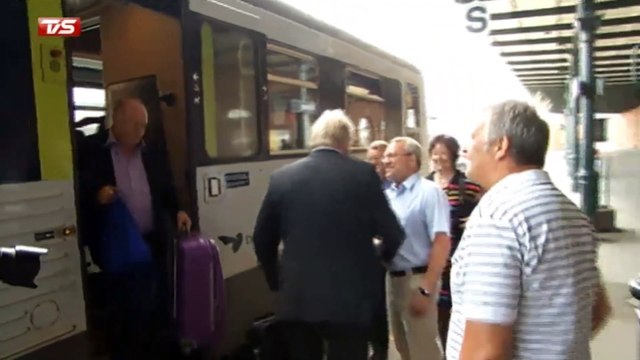 To på togtur | Kristian Pihl Lorentzen | Kim Christiansen | DSB | Esbjerg | 03-07-2012 | TV SYD @ TV2 Danmark