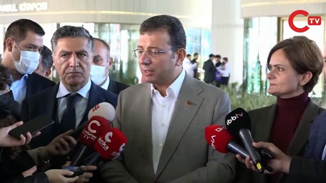 Mecidiyeköy Meydanı'nın açılışında konuşan İmamoğlu, basın mensuplarının sorularını yanıtladı