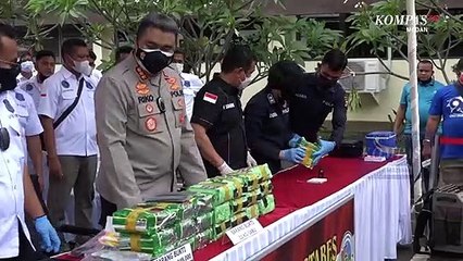 Polrestabes Medan Sita 22 Kg Sabu Asal Malaysia yang Masuk Lewat Tanjungbalai