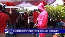 Viral! Prajurit Squid Game Awasi Tes CPNS Kemenkumham di Surabaya