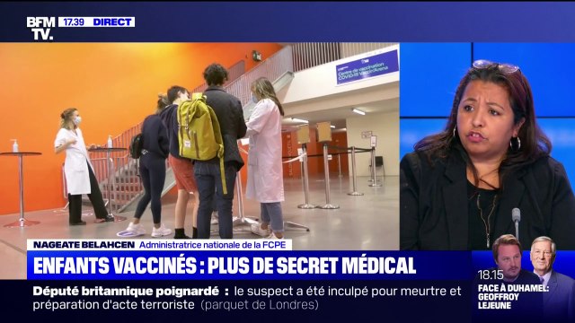 Vaccination des enfants: Nageate Belahcen (FCPE) déplore la levée du secret médical à des tiers