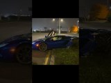 Wrecked Lambo Abandoned on Road