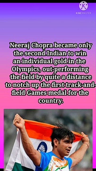 Amazing fact about Neeraj Chopra