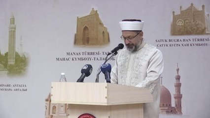 Diyanet İşleri Başkanı Erbaş, Kırgızistan'da STK temsilcileriyle buluştu