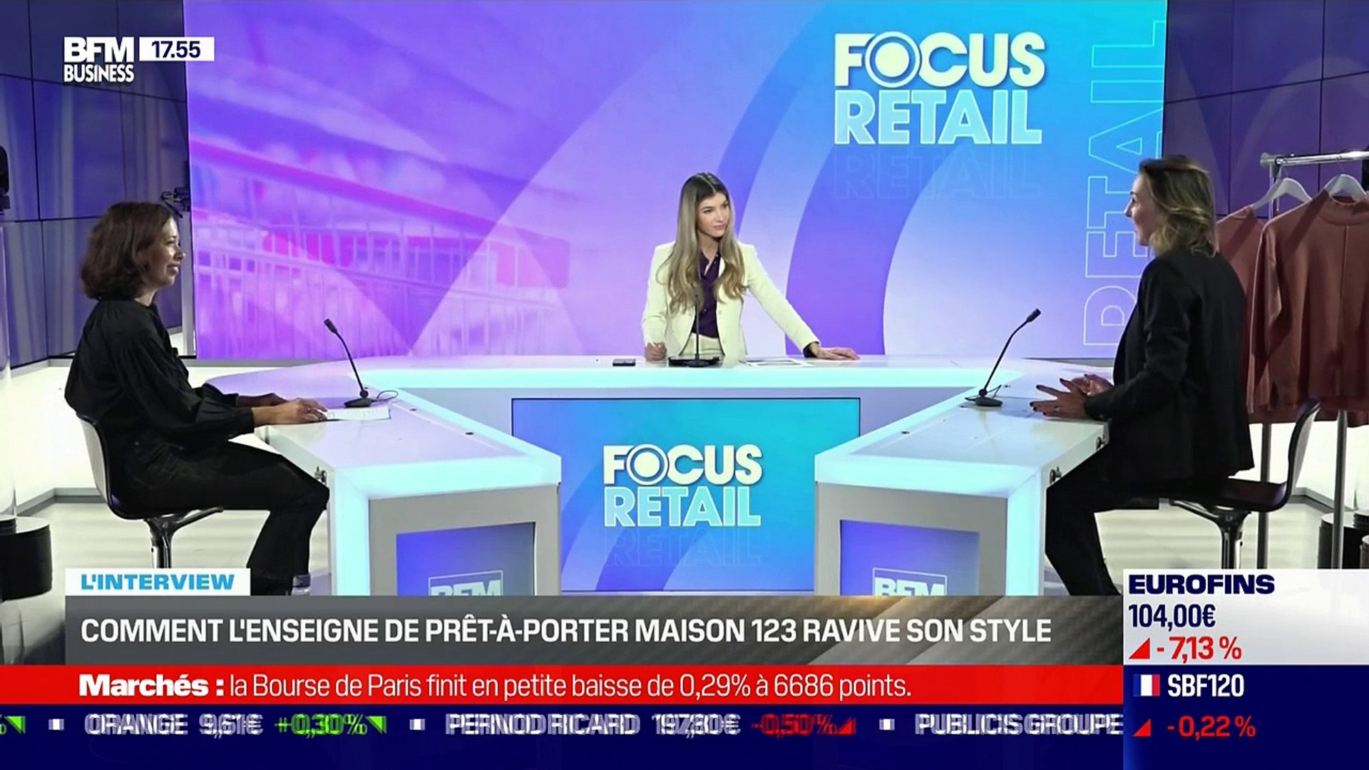 Focus Retail : Le ravivement du style de l'enseigne de prêt-à-porter Maison  123 - Jeudi 21 octobre - Vidéo Dailymotion