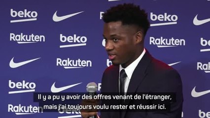 Barça - Fati : "J'ai toujours voulu rester"