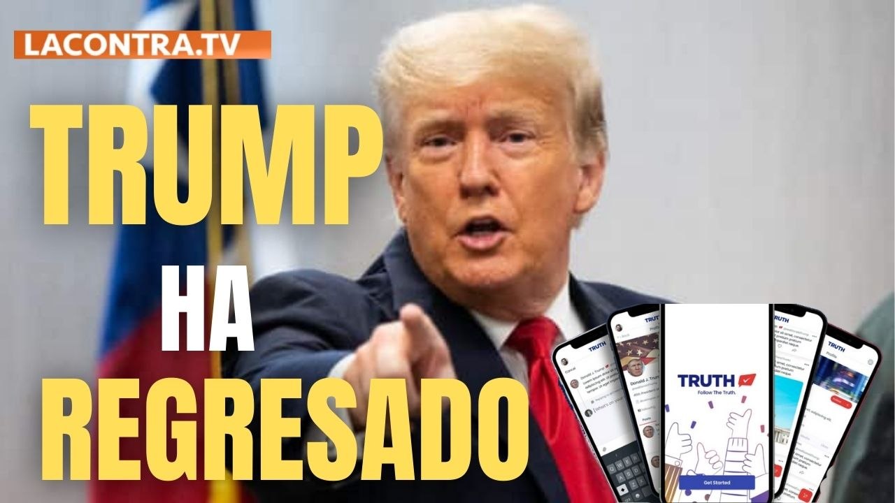 Donald TRUMP lanza TRUTH Social, una red social NO WOKE y LIBRE de censura