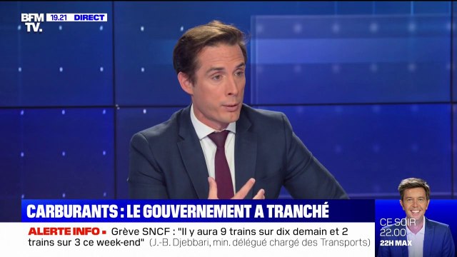 Hausse des prix des carburants: pour Jean-Baptiste Djebbari, il faut aider les ménages et plus modestes et les plus gros consommateurs de carburants