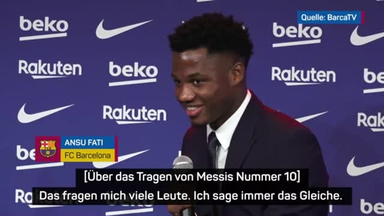 Kein kontakt zu messi? fati weicht frage aus