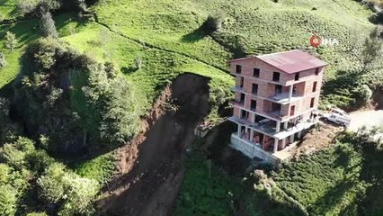 Heyelan anına şahit olan usta o anları anlattı