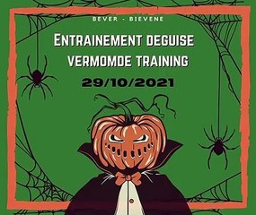 Entrainement déguisé - Verkleedtraining Halloween 29/10