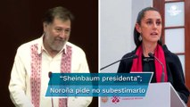 Fernández Noroña: Me sentiría muy honrado de ser el inquilino de Palacio Nacional