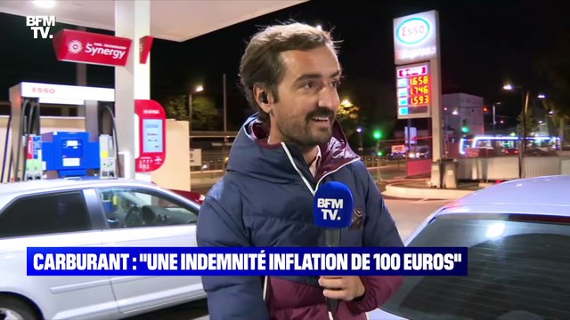 Carburant: Une indemnité inflation de 100 euros - 21/10
