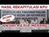 FINAL! Hasil Rekapitulasi KPU, Jokowi-Ma'ruf Menang Pilpres