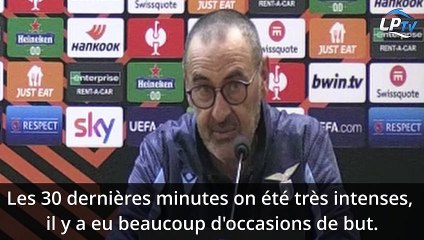 Sarri : "On a augmenté l'intensité dans les 30 dernières minutes"