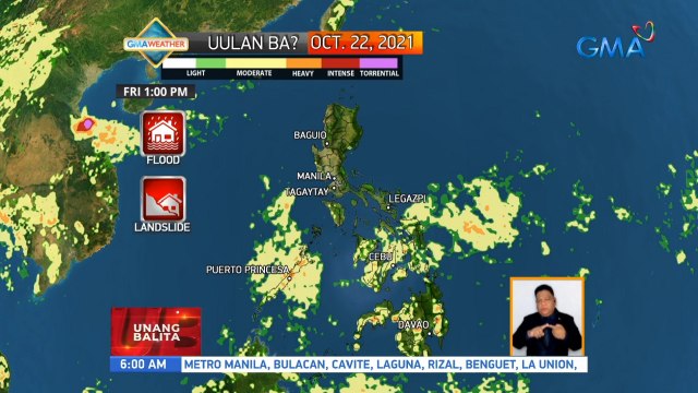 LPA sa Guiuan, Eastern Samar, nagpapaulan sa Eastern Visayas, Central Visayas at Caraga | UB