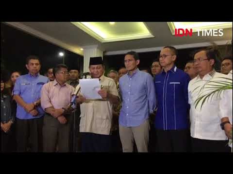 Tanggapi Putusan MK, Prabowo Kecewa