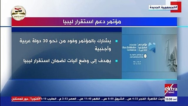 ​فيديو.. تقرير يكشف أهداف مؤتمر دعم استقرار ليبيا