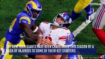 New York Giants season being ravaged by injury