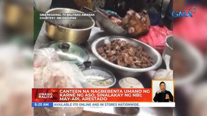Canteen na nagbebenta umano ng karne ng aso, sinalakay ng NBI; may-ari, arestado | UB