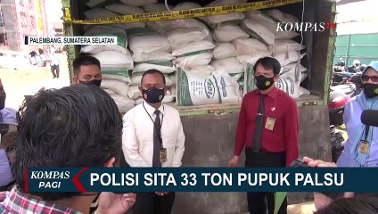 33 Ton Pupuk Palsu Beredar di Banyuasin, 1 Produsen Ditangkap