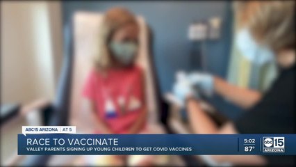 Valley parents signing up children for COVID-19 vaccine