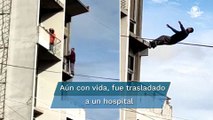 Joven se lanza desde un edificio en Xalapa, Veracruz