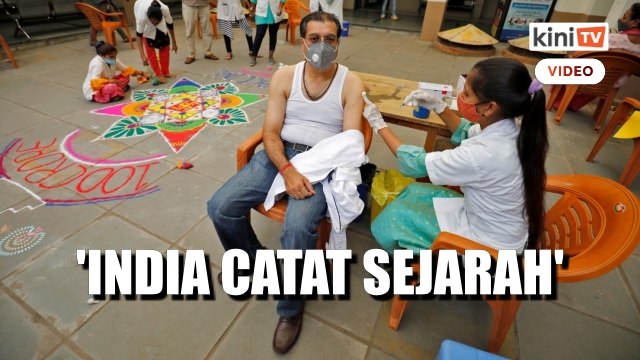 India raikan pemberian 1 bilion suntikan dos vaksin Covid-19