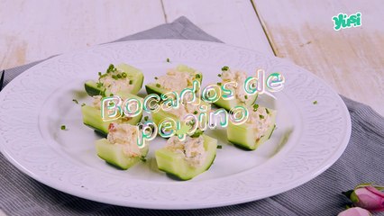 Bocados de pepino