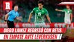 Diego Lainez: El mexicano regresó con Betis en empate ante Bayer Leverkusen