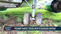 Pesawat Kargo Jayawijaya Dirgantara Tergelincir saat Mendarat di Bandara Sentani