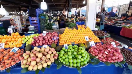 Istanbul City Walking Tour.Besiktas Saturday Market (follow me please)Virtual Walking