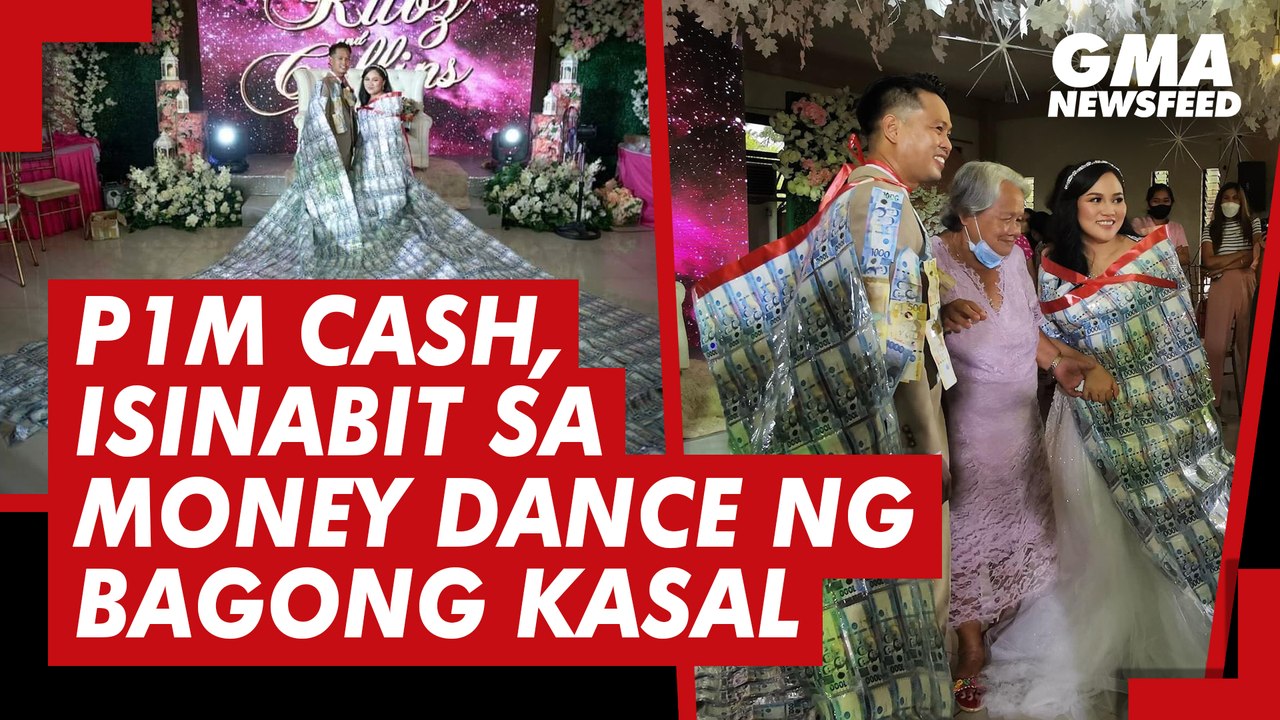 P1M cash, isinabit sa money dance ng bagong kasal | GMA News Feed