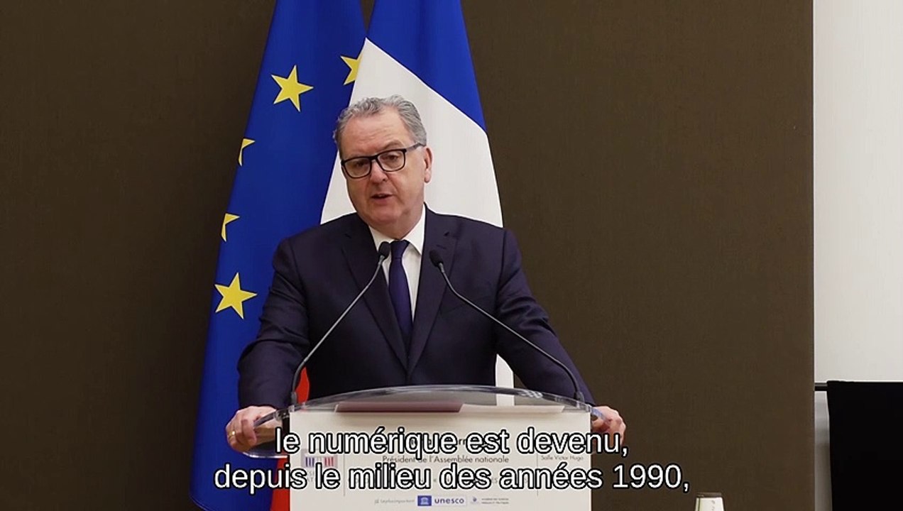 Colloque international "Pour un web des lumières" - Discours d'ouverture de Richard Ferrand - Jeudi 21 octobre 2021
