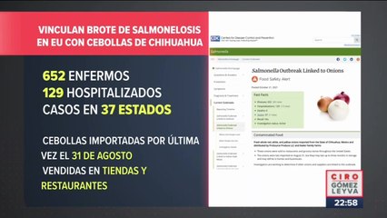 Hay un brote de salmonelosis en Estados Unidos