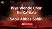 Piya Wende Chor Ke Karbala | Sabir Abbas Sabir | HD Video